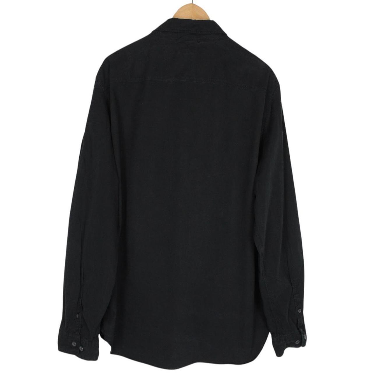 CP Company Black Full Zip Cotton Lens Overshirt