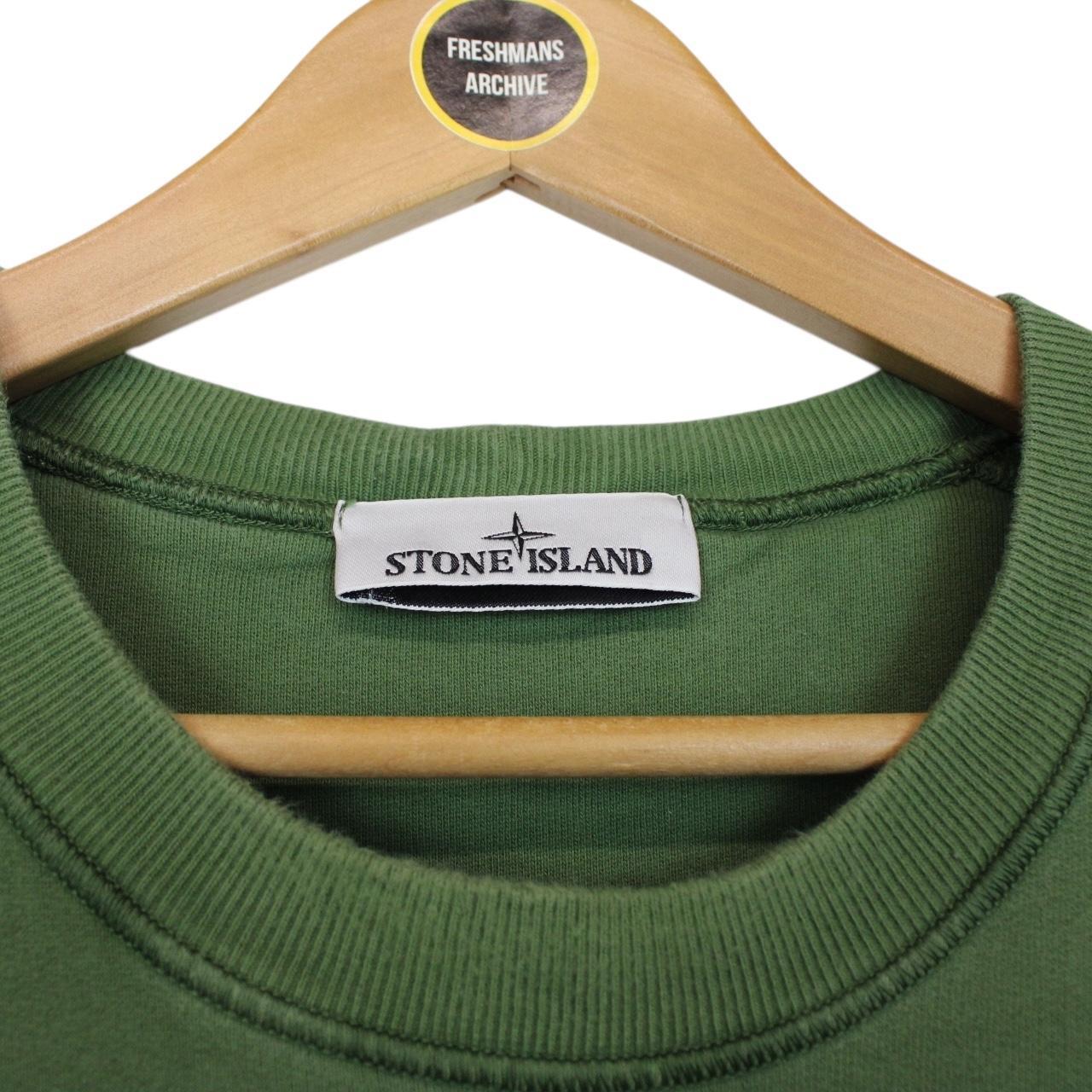 Stone Island AW 2020 Green Cotton Sweatshirt Jumper