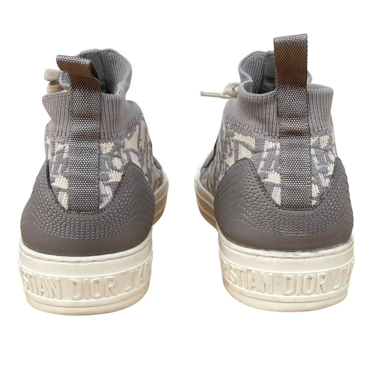 Christian Dior Walk’n’Dior Grey and Cream Oblique Technical Trainers