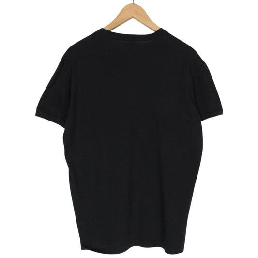 Dsquared2 Black and Red Maple OTH Logo Short Sleeve Cotton T-Shirt