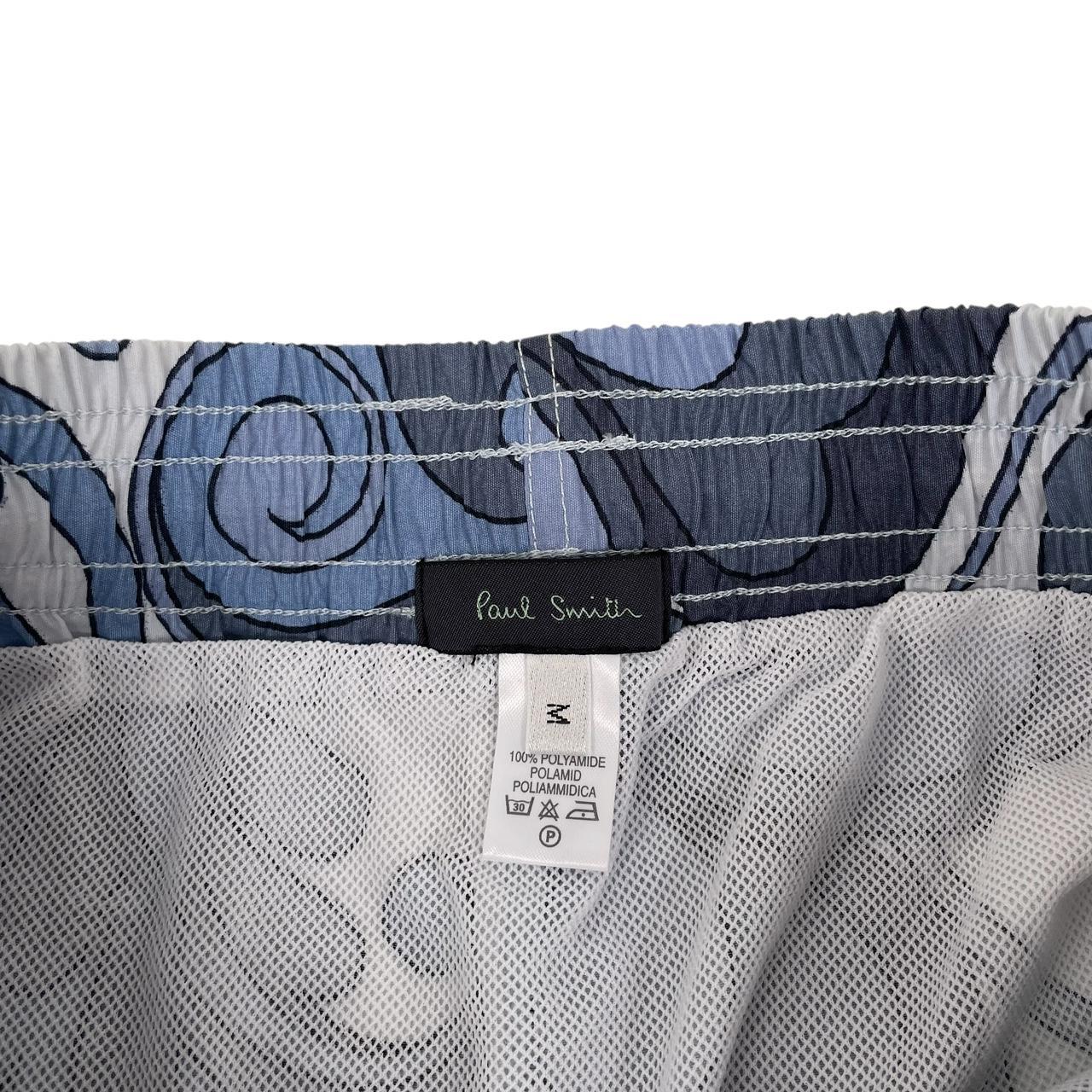 Paul Smith multicoloured swim shorts with logo detail and nylon material.