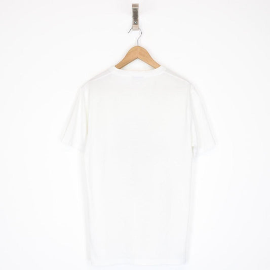 Lanvin White and Blue Lobster Print Short Sleeve T-Shirt