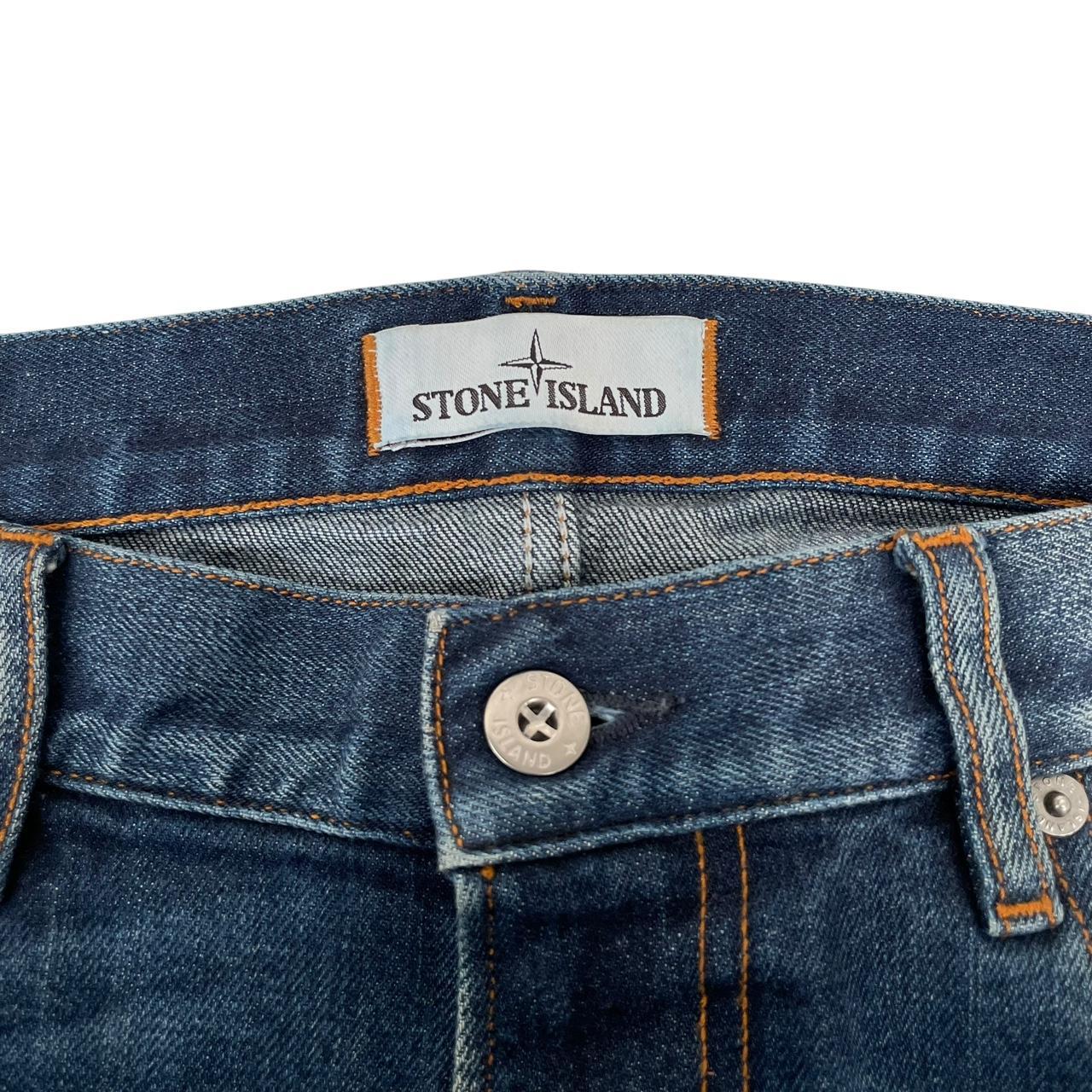 Stone Island AW 2016 Navy Blue Skinny Fit Denim Jeans
