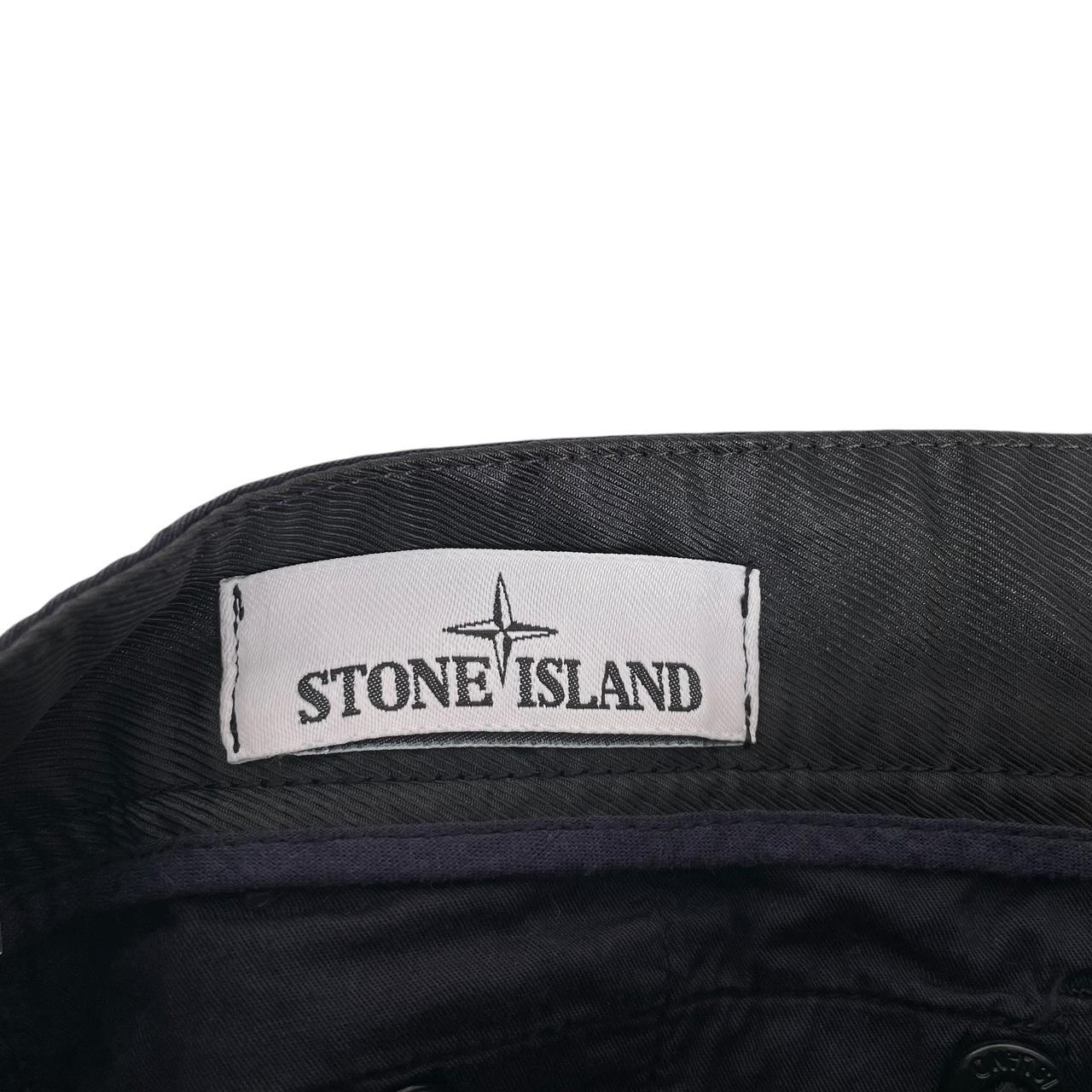 Stone Island SS 2018 Navy Blue Slim Fit Cargo Trousers