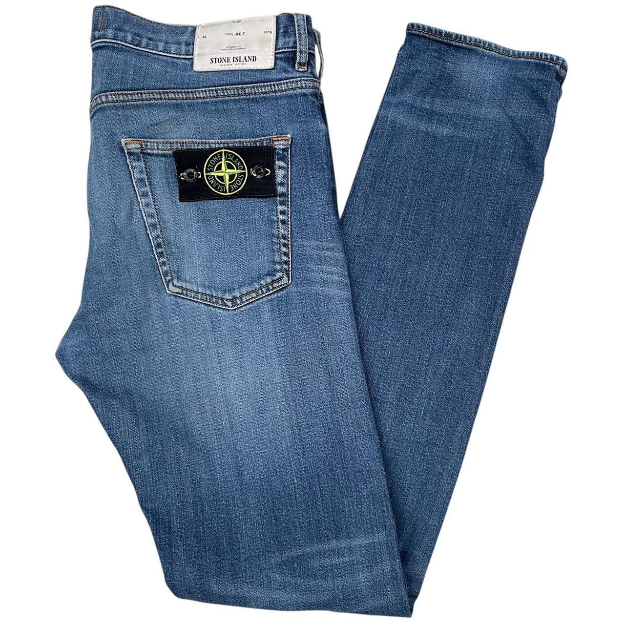 Stone Island AW 2015 Blue RE-T Fit Denim Jeans