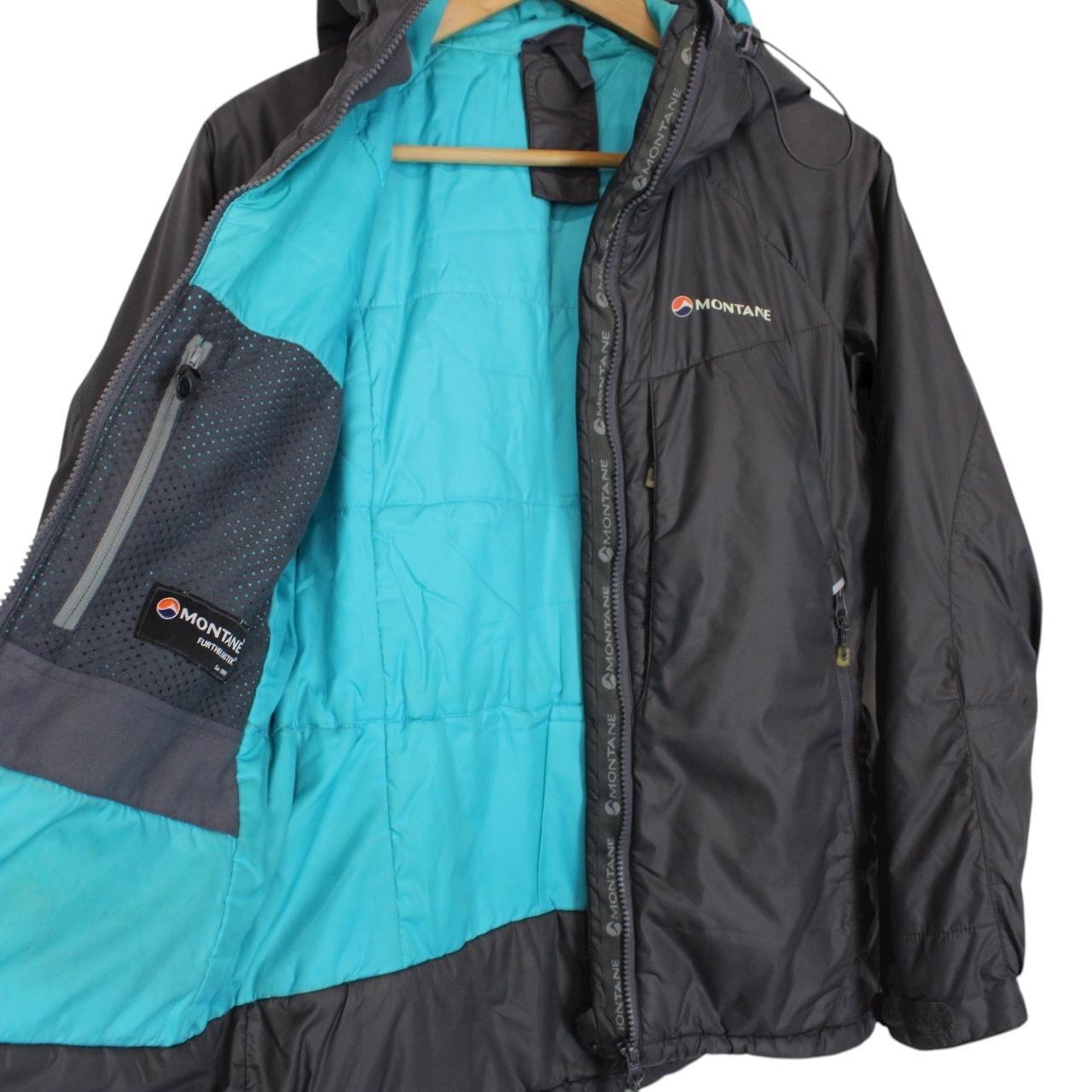 Montane Grey and Blue Full Zip Primaloft Quilted Jacket