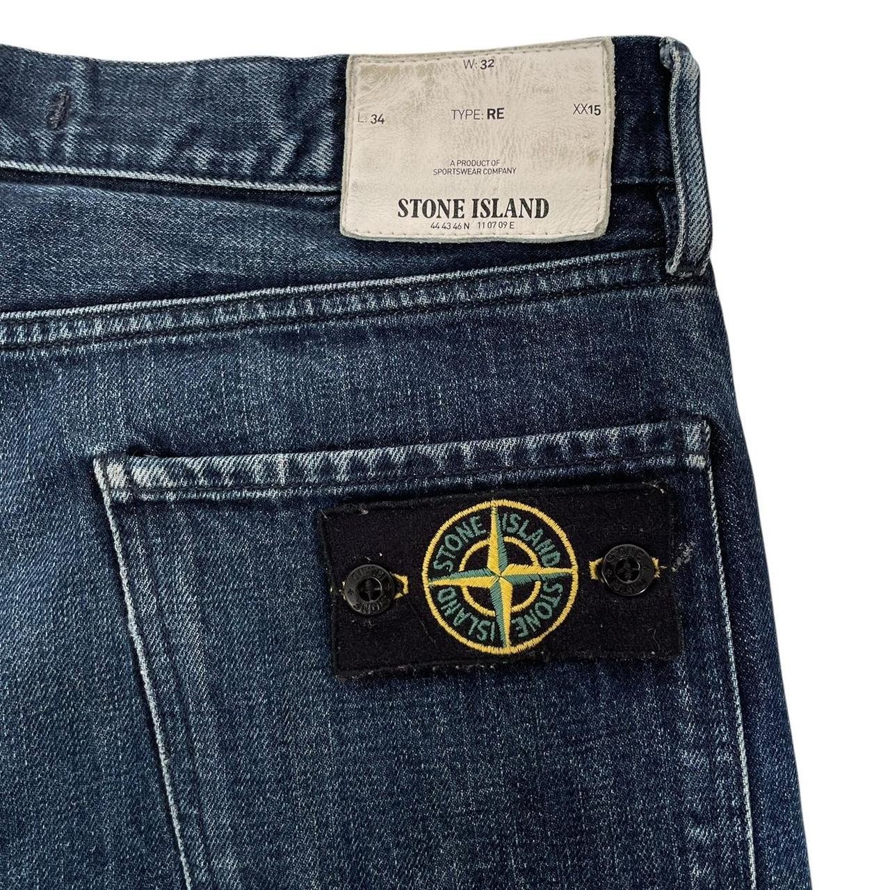 Stone Island SS 2011 Navy Blue RE-T Fit Denim Jeans