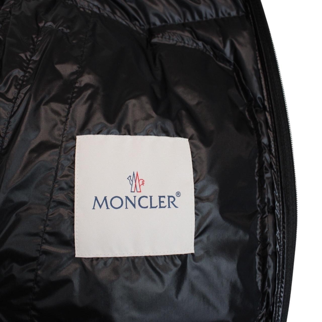 Moncler Acorus Black Longue Saison Quilted Down Jacket