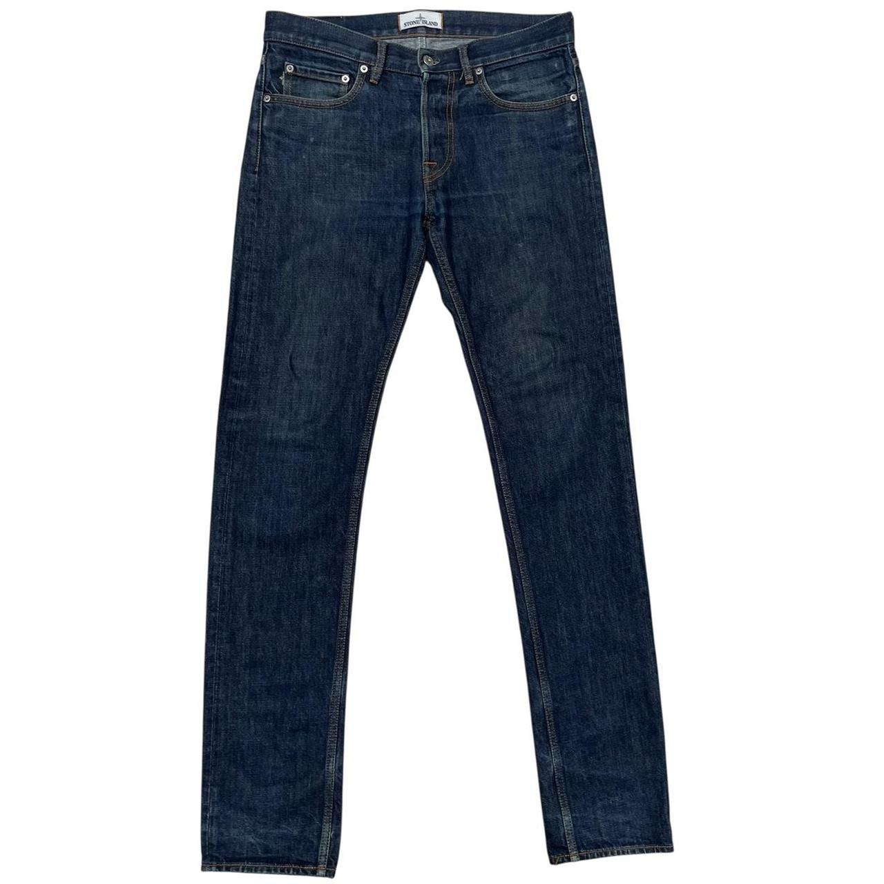 Stone Island AW 2016 Navy Blue Slim Fit Denim Jeans