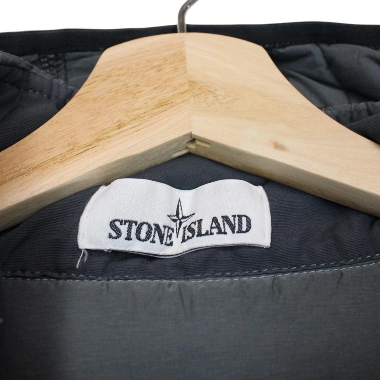 Stone Island AW 2019 Grey Loom Woven Chambers Stretch Nylon TC Down Jacket
