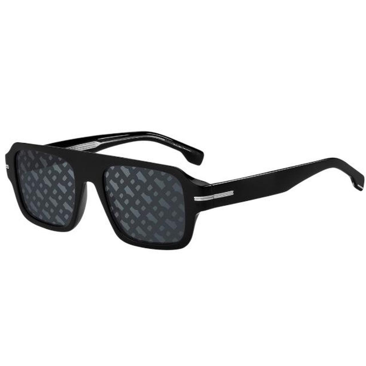 Hugo Boss Black Acetate Monogram Lense Sunglasses