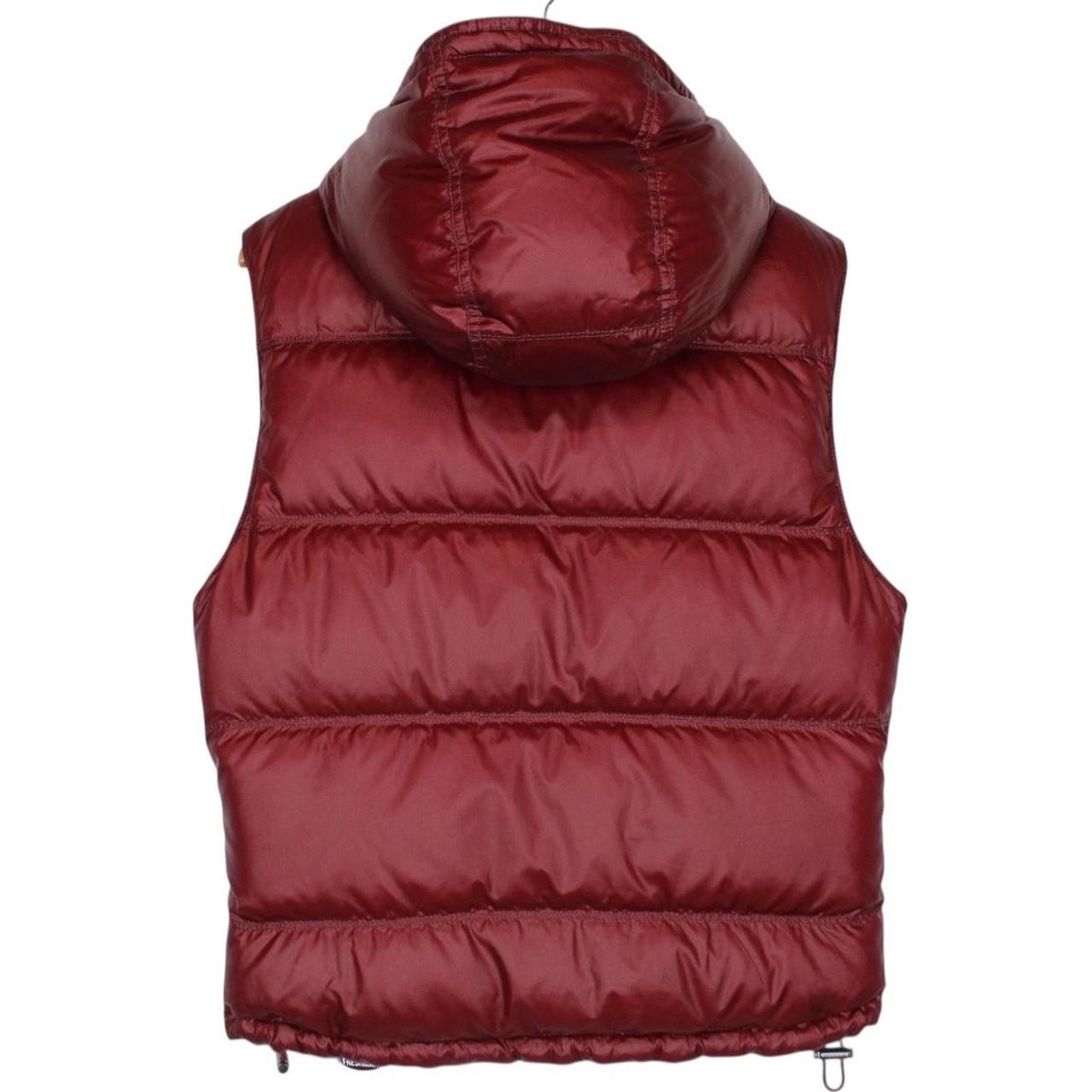 Burberry Brit Red Nova Check Nylon/Cotton Reversible Down Gilet / Bodywarmer