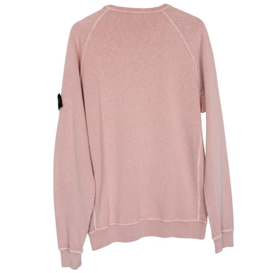 Stone Island SS 2021 Rose Pink Cotton Sweatshirt Jumper