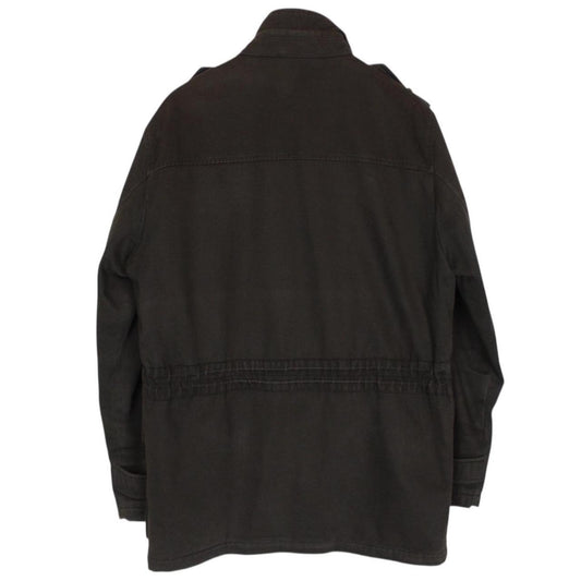 Burberry London Brown Multi Pocket Nova Check Lined Cotton Jacket