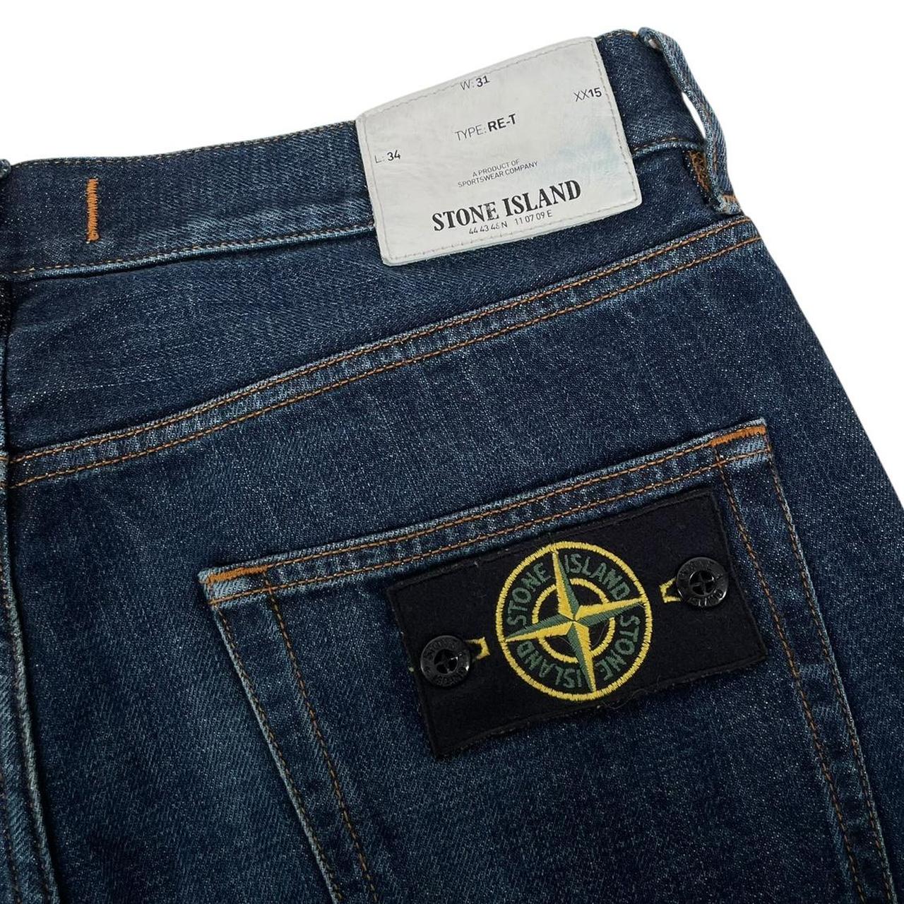 Stone Island SS 2013 Navy Blue RE-T Fit Denim Jeans
