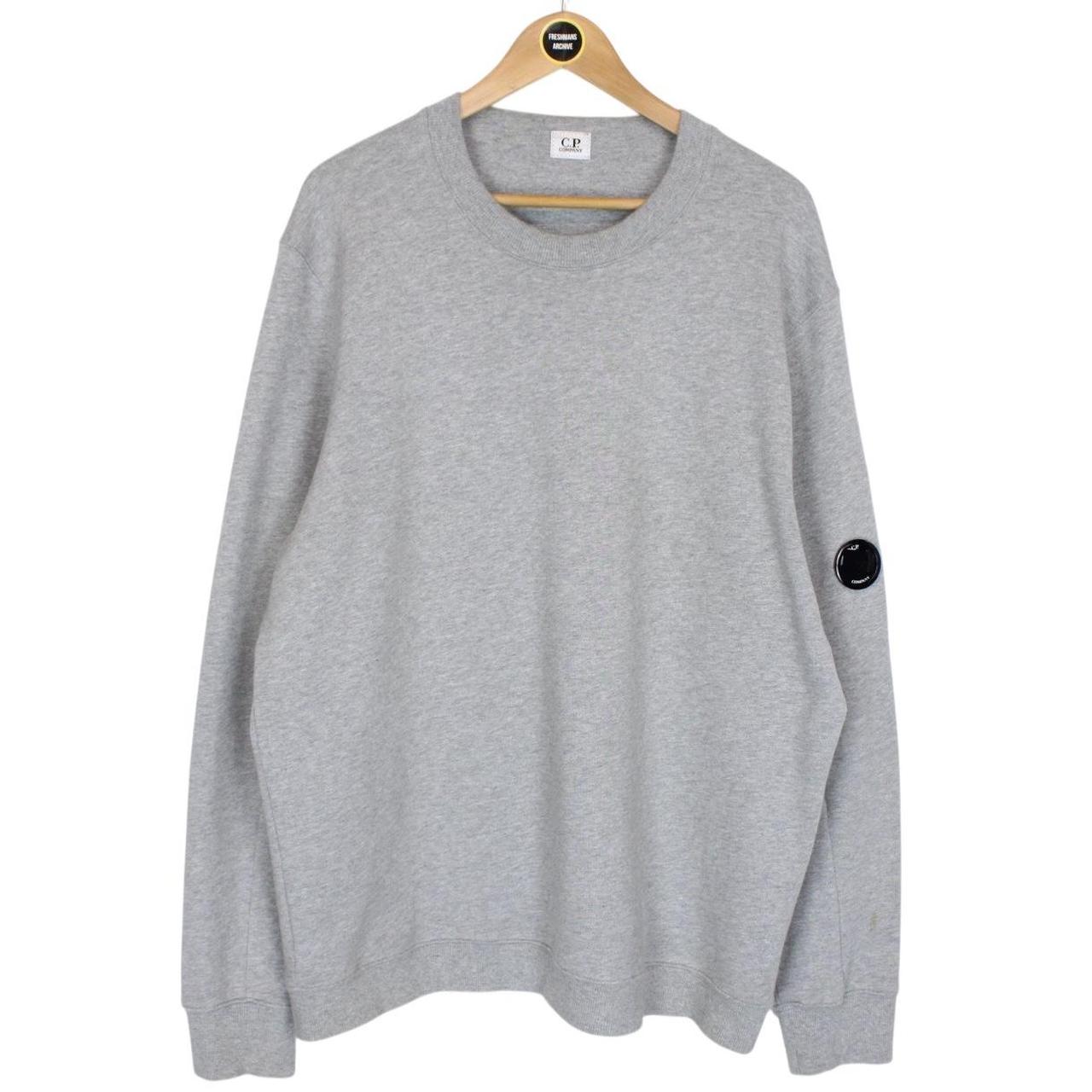 CP Company Grey Goggle Lens Cotton Sweatshirt Jumper