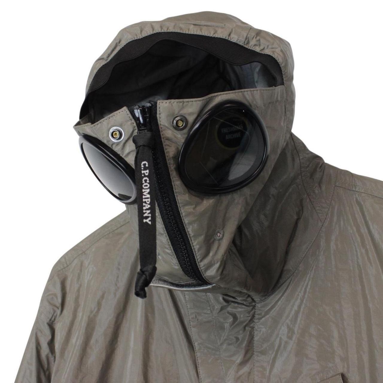 CP Company Grey Full Zip Memec Explorer La Mille Hooded Goggle Jacket