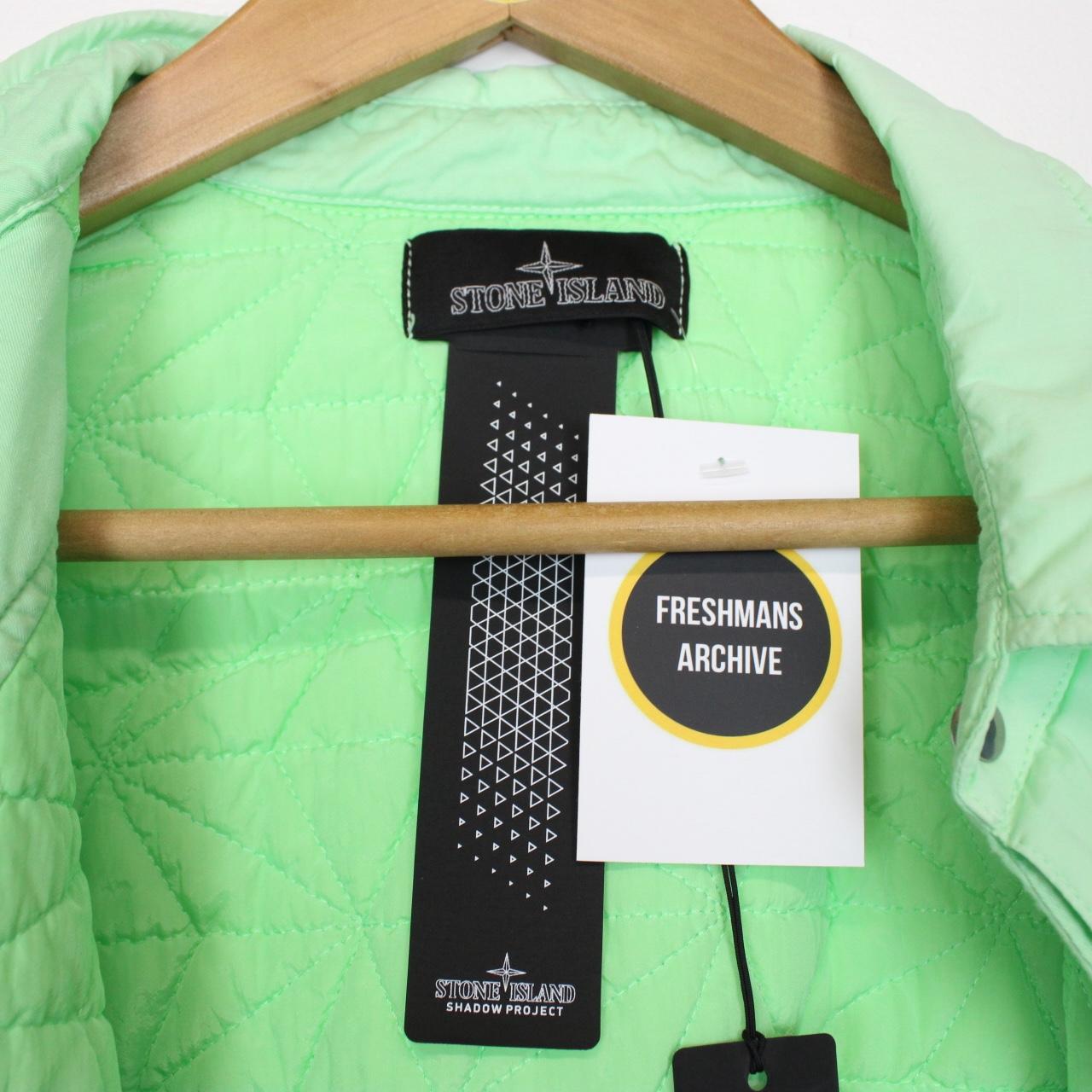 Stone Island Shadow Project SS 2022 Green Padded Overshirt Jacket