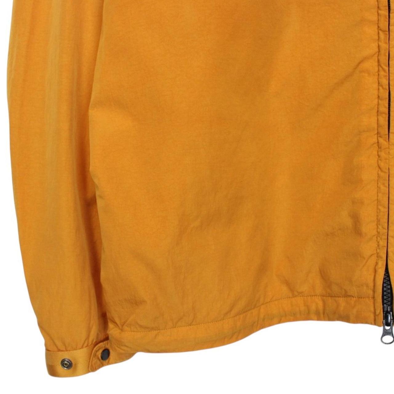 CP Company Orange Full Zip Chrome-R Nylon Garment Dyed Goggle Jacket
