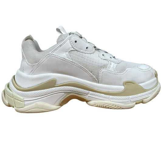 Balenciaga Triple S White Mesh Trainers