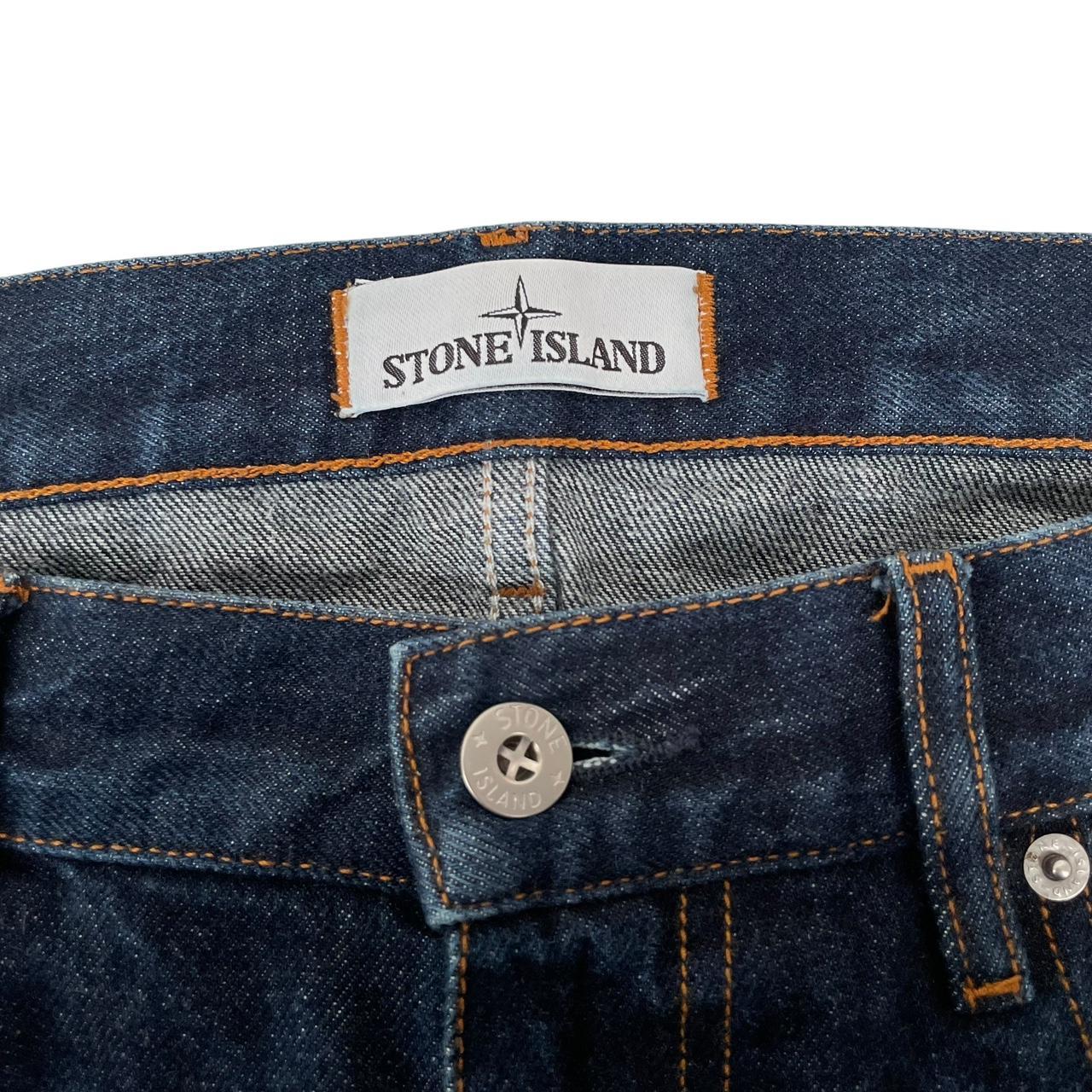 Stone Island AW 2018 Navy Blue Skinny Fit Denim Jeans