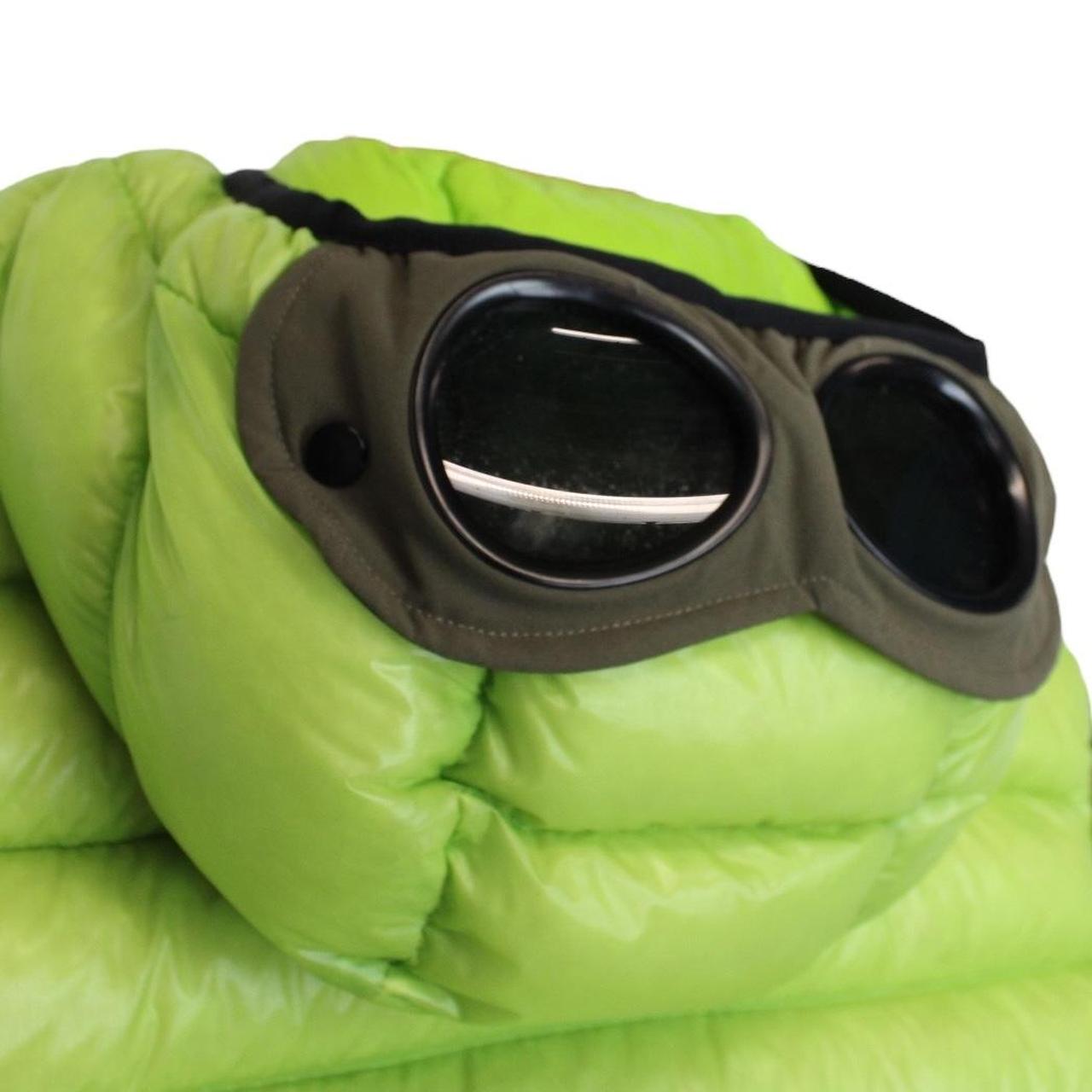 CP Company Lime Green DD Shell Goggle Down Gilet / Bodywarmer
