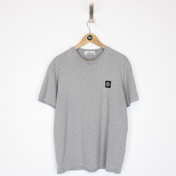 Stone Island AW 2015 Grey Short Sleeve Compass T-Shirt