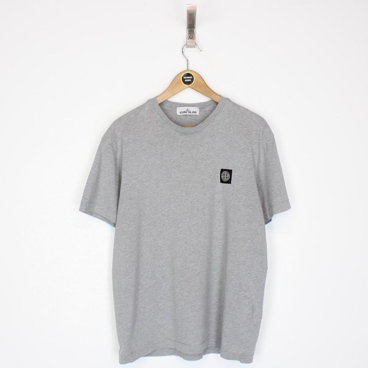 Stone Island AW 2015 Grey Short Sleeve Compass T-Shirt