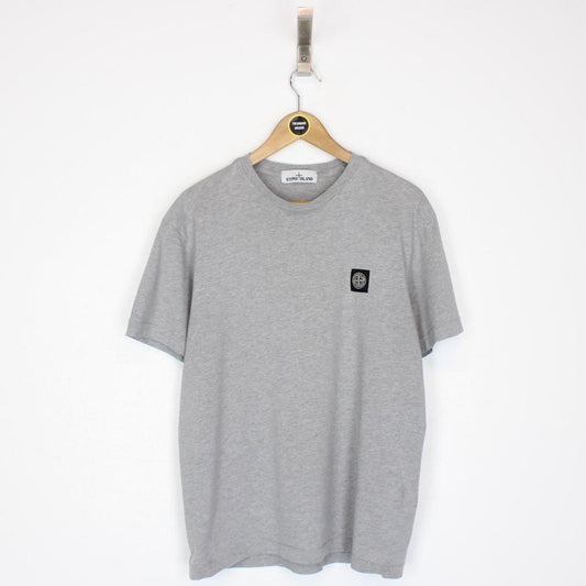 Stone Island AW 2015 Grey Short Sleeve Compass T-Shirt