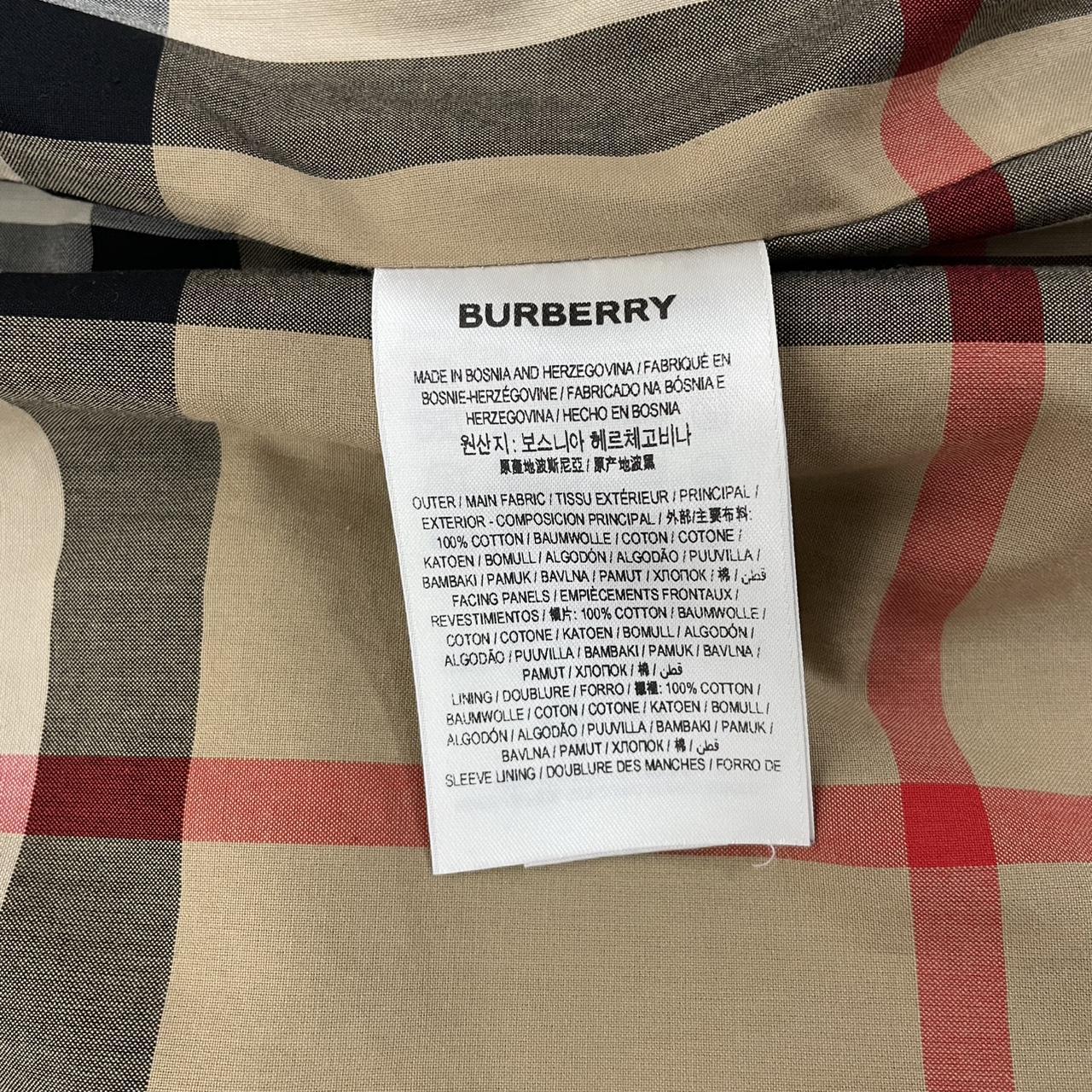 Burberry Sandridge Black Nova Check Cotton-Gabardine Trench Coat