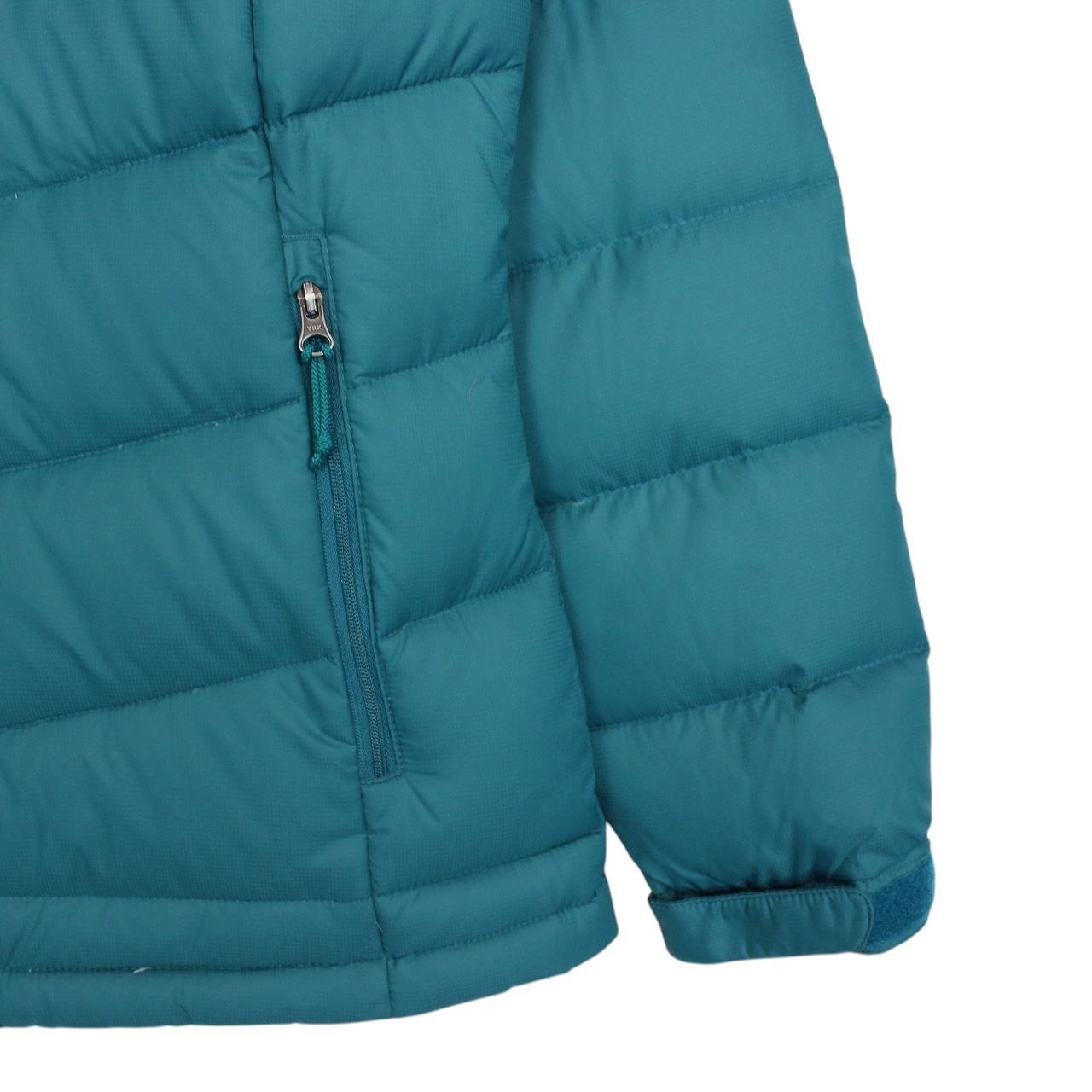 North Ridge Green Full Zip Nylon Down Jacket