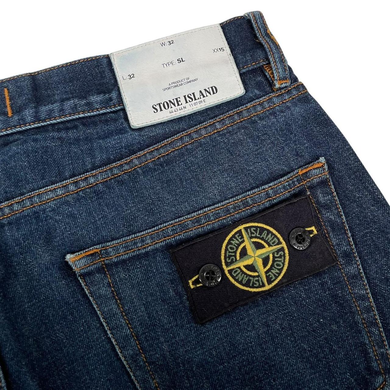 Stone Island SS 2018 Navy Blue Slim Fit Denim Jeans