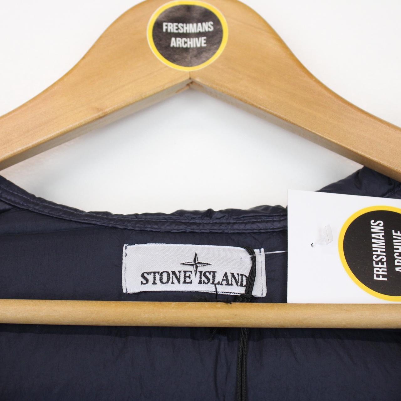 Stone Island AW 2022 Loom Woven Chambers R-Nylon Navy Blue Down Jacket