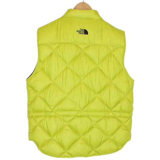 Vintage 90s The North Face Green Full Zip Down Gilet / Bodywarmer