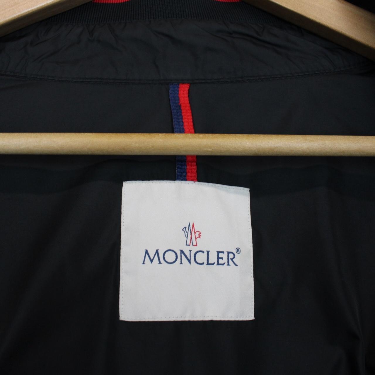 Moncler Albert Black Nylon Full Zip Bomber Jacket