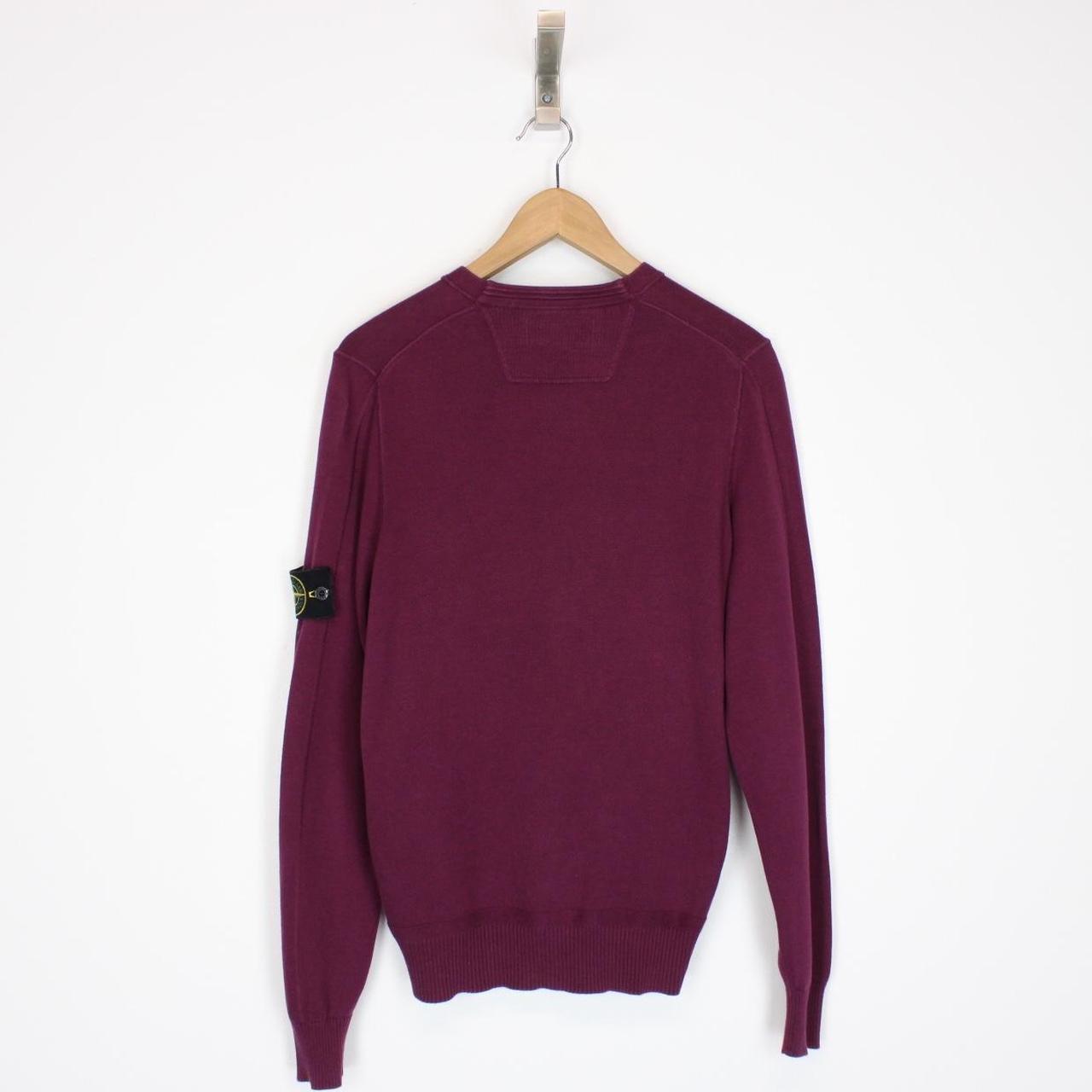 Stone Island SS 2015 Purple Cotton Knit Sweatshirt Jumper