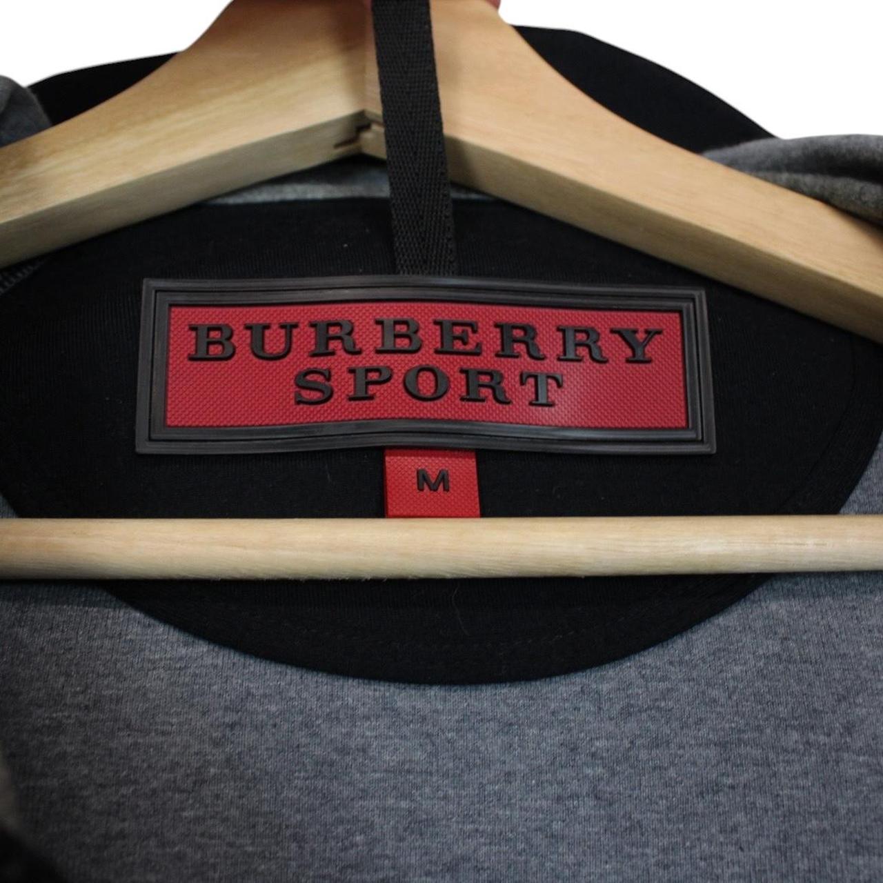 Vintage Burberry Sport Black Full Zip Cotton/Nylon Soft Shell Jacket