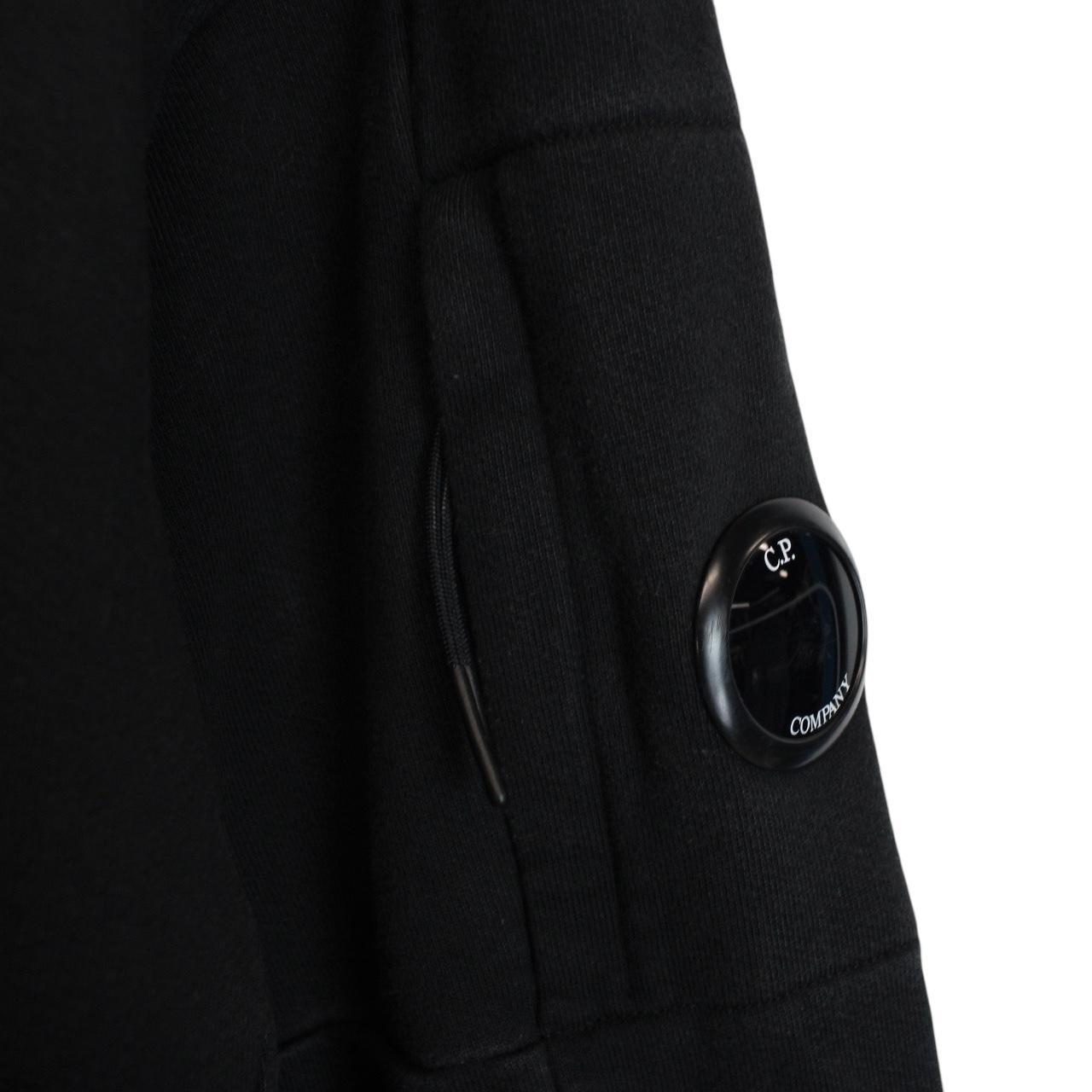 CP Company Black 1/4 Zip Lens Sweatshirt Jumper