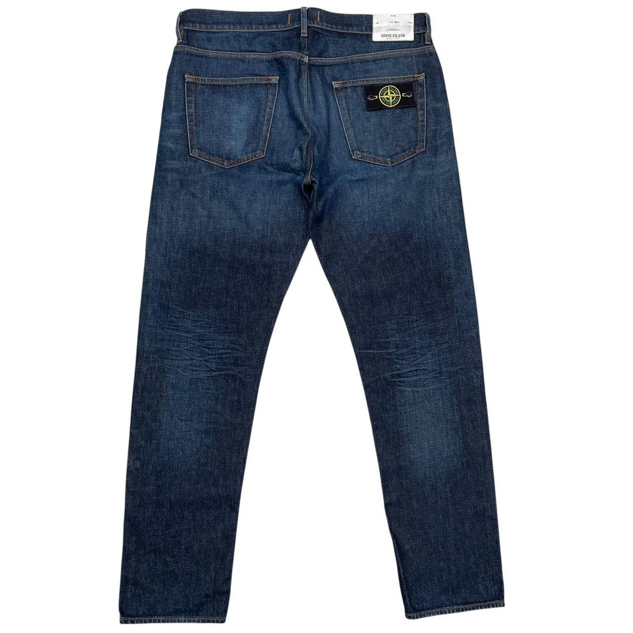 Stone Island AW 2018 Navy Blue RE-T Fit Denim Jeans