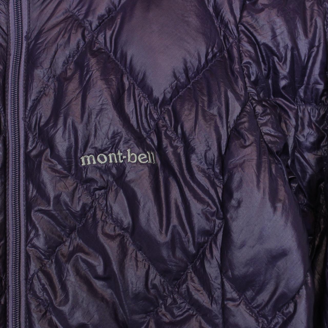 Vintage Montbell Purple Full Zip Quilted Puffer Jacket