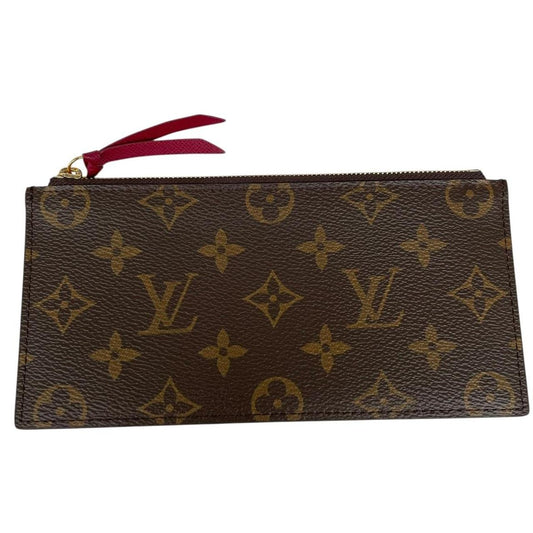 Louis Vuitton Brown Monogram Coated Canvas Pochette Felicie Zipped Insert