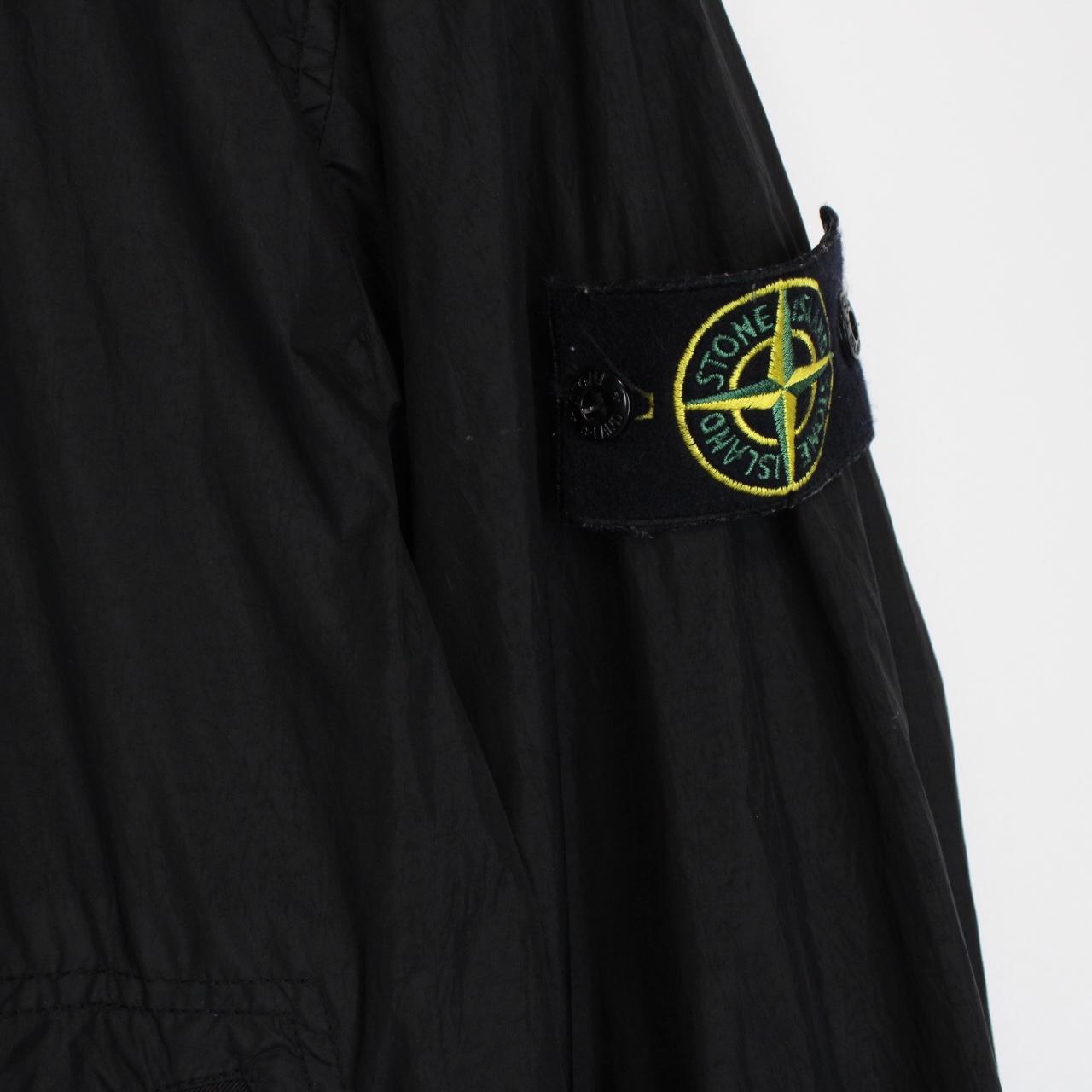 Stone Island SS 2023 Black Garment Dyed Crinkle Reps NY Jacket