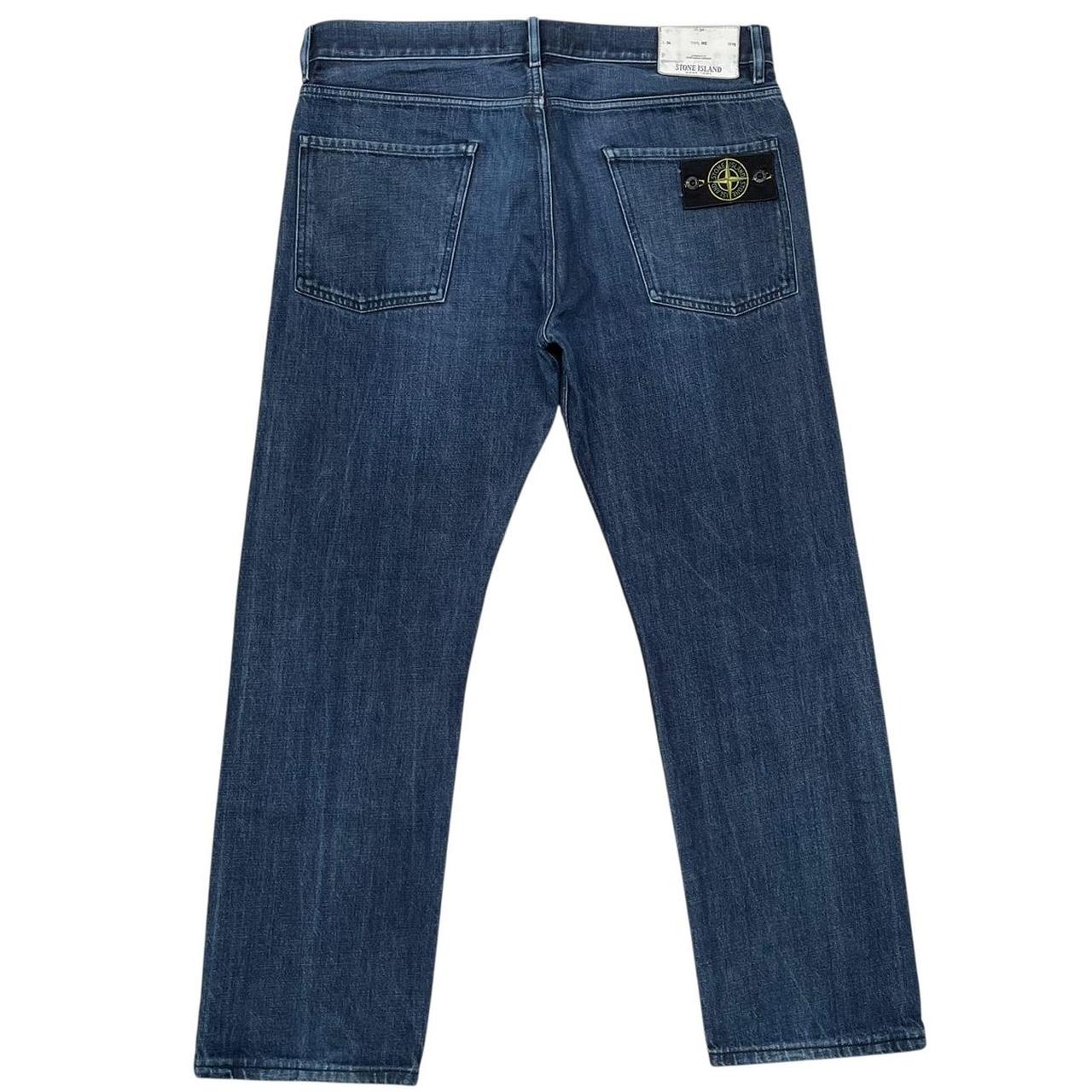 Stone Island Navy Blue RE Fit Denim Jeans