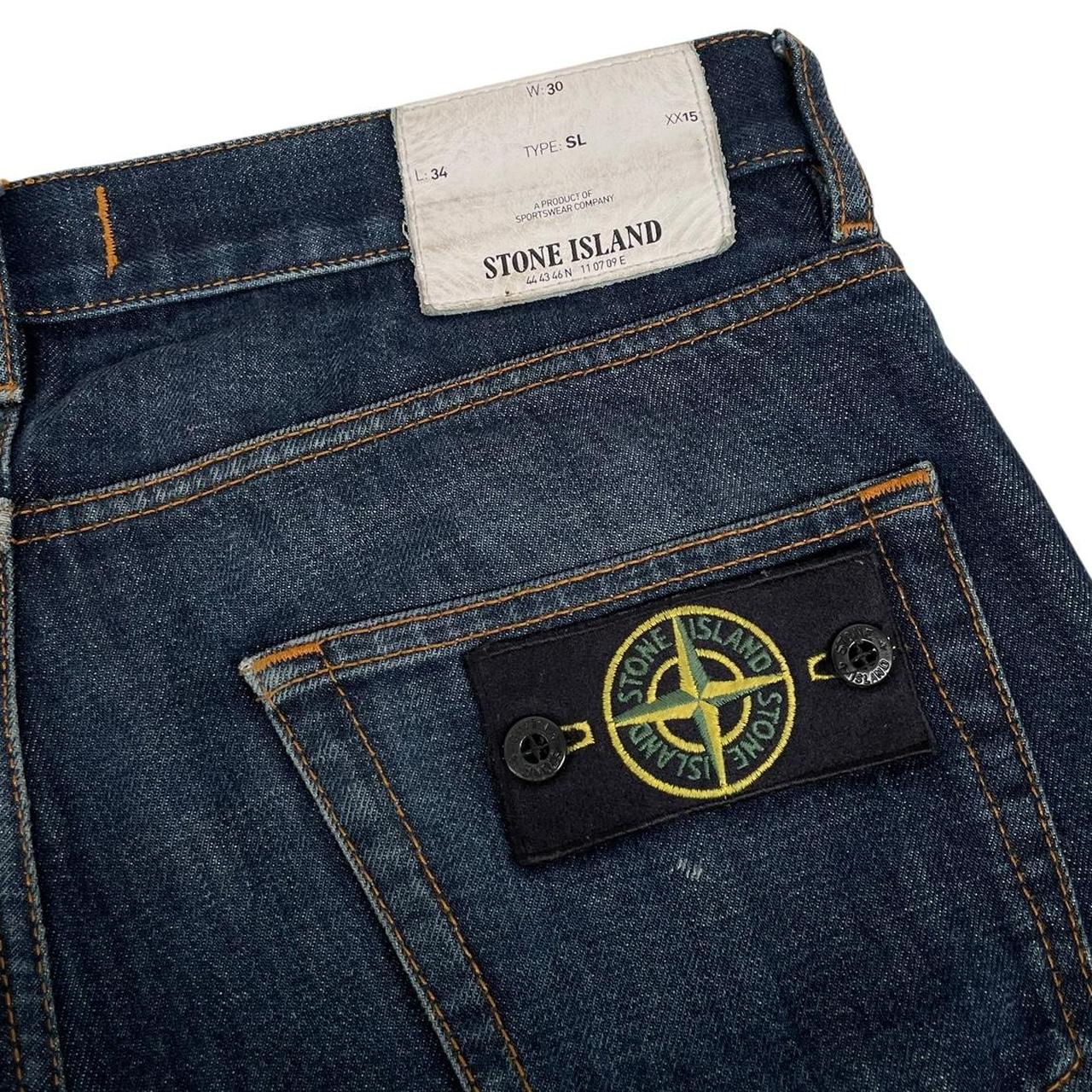 Stone Island AW 2016 Navy Blue Slim Fit Denim Jeans