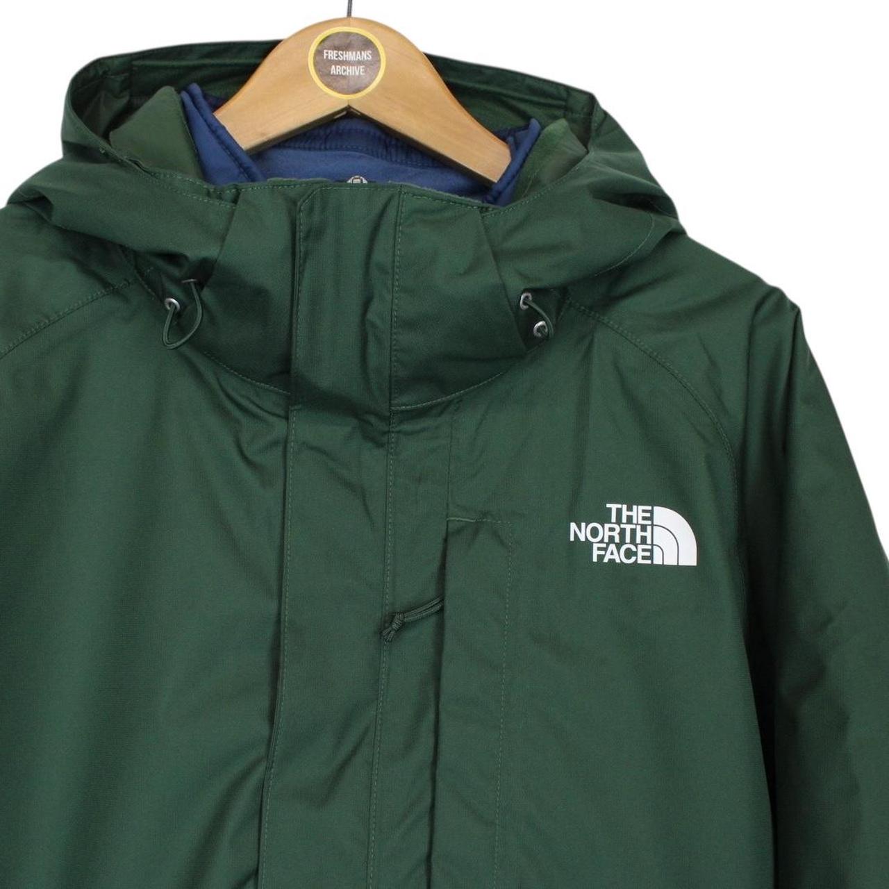The North Face Modis Triclimate 3-in-1 Green and Blue Full Zip Waterproof Jacket