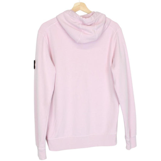 Stone Island SS 2024 Pink Cotton Hoodie Jumper