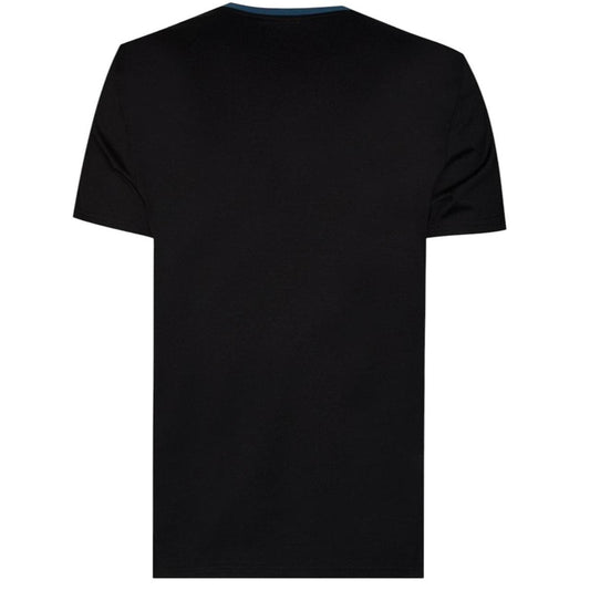 Givenchy Paris Black and Blue Text Spellout Short Sleeve T-Shirt