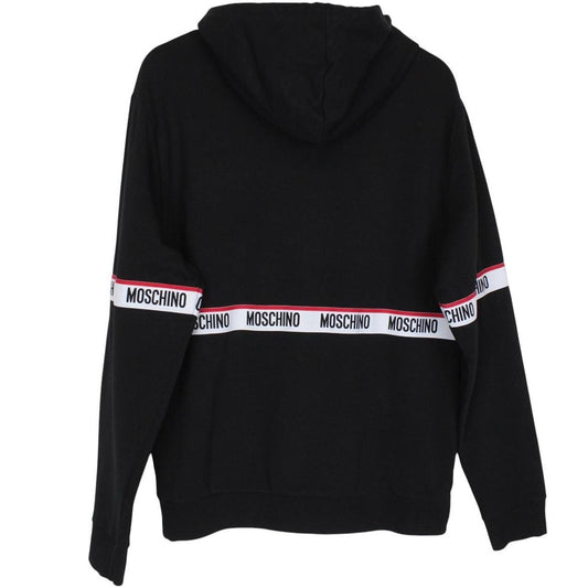 Moschino Underwear Black Tape OTH Logo Arm Hoodie Jumper
