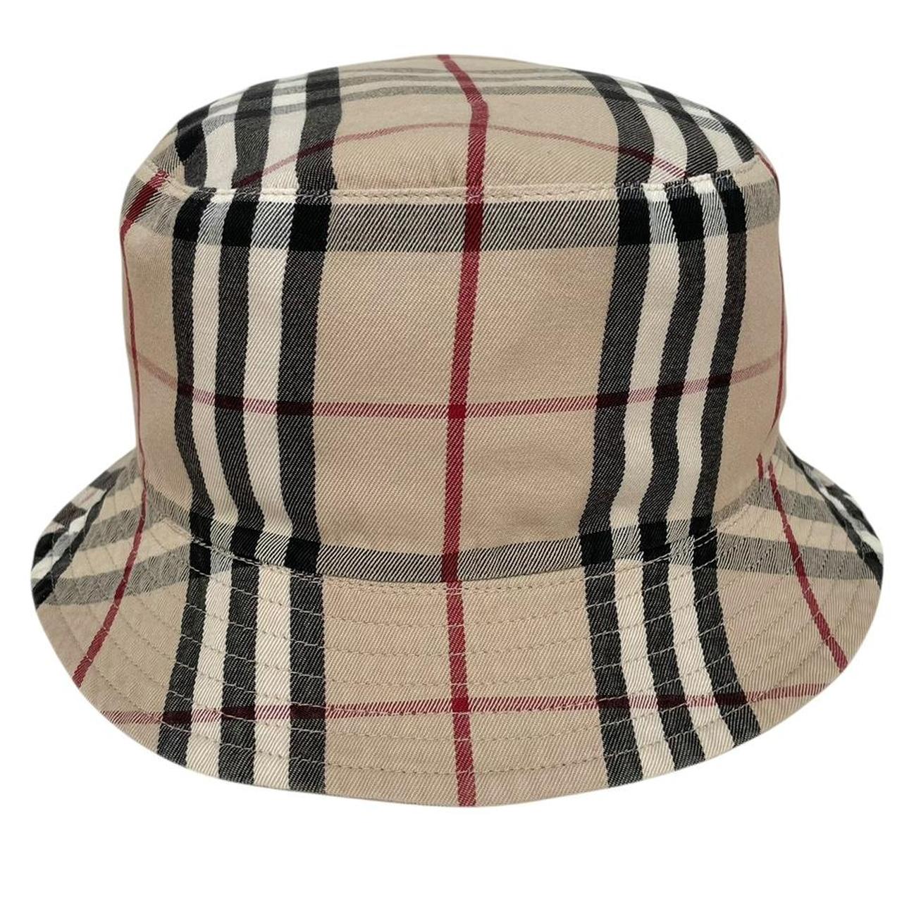 Burberry London Beige Nova Check Reversible Bucket Hat