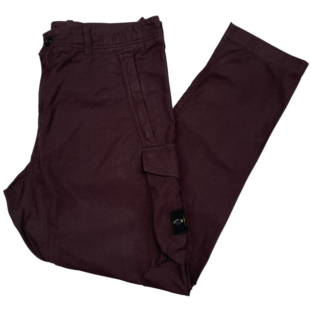 Stone Island AW 2019 Brown RE-T Fit Ripstop Cargo Trousers